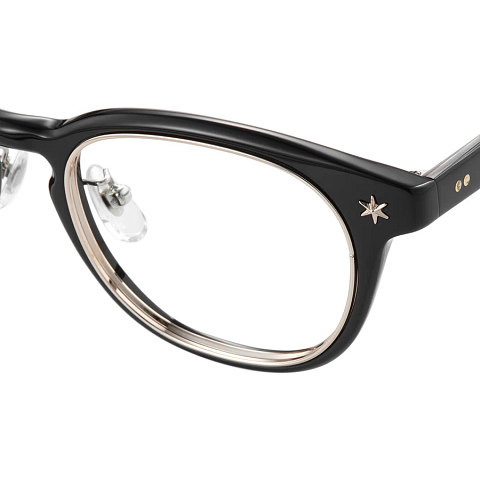 Harry Potter × OWNDAYS Black Full Rim Wellington left side