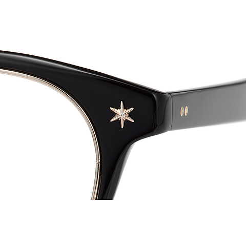 Harry Potter × OWNDAYS Black Full Rim Wellington right side