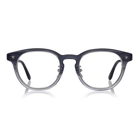 Harry Potter × OWNDAYS Navy Blue Full Rim Wellington left side
