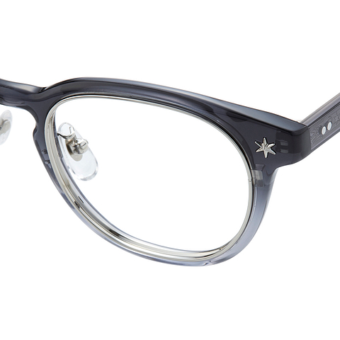 Harry Potter × OWNDAYS Navy Blue Full Rim Wellington left side