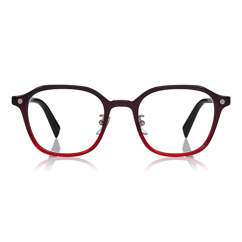 Harry Potter × OWNDAYS Red Full Rim Rectangle left side