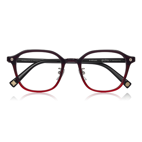 Harry Potter × OWNDAYS Red Full Rim Rectangle right side