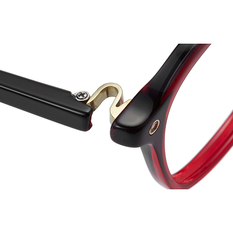 Harry Potter × OWNDAYS Red Full Rim Rectangle right side