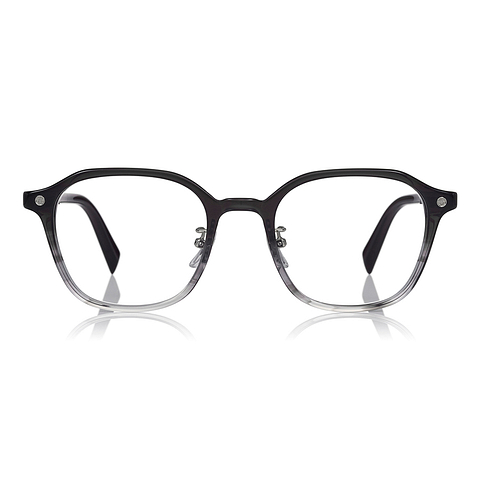 Harry Potter × OWNDAYS Light Gray Full Rim Wellington left side