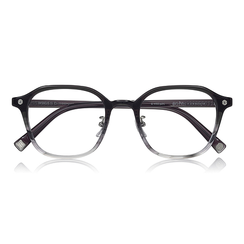 Harry Potter × OWNDAYS Light Gray Full Rim Wellington right side