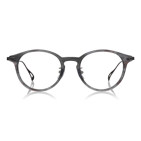 Harry Potter × OWNDAYS Light Gray Full Rim Boston left side