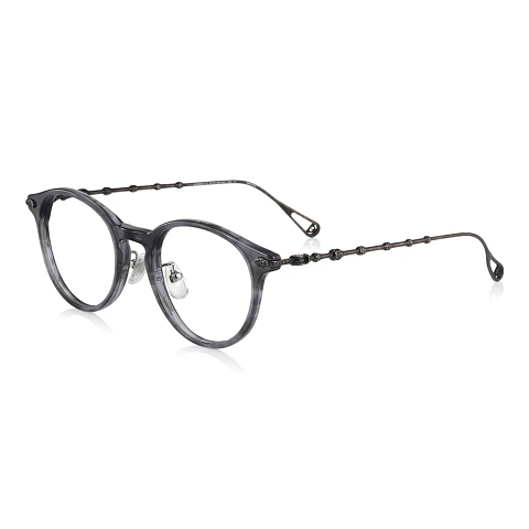 Harry Potter × OWNDAYS Light Gray Full Rim Boston right side