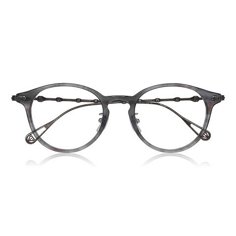 Harry Potter × OWNDAYS Light Gray Full Rim Boston right side