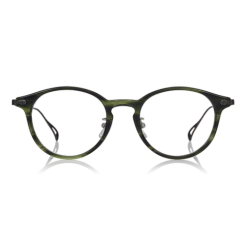Harry Potter × OWNDAYS Tan Brown Full Rim Boston left side