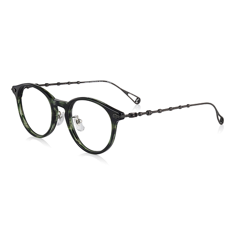 Harry Potter × OWNDAYS Tan Brown Full Rim Boston right side