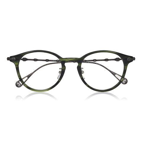 Harry Potter × OWNDAYS Tan Brown Full Rim Boston right side
