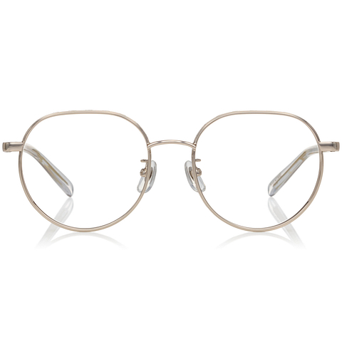 Harry Potter × OWNDAYS Gold Full Rim Boston left side