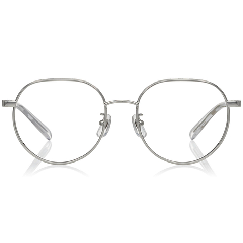 Harry Potter × OWNDAYS Silver Full Rim Boston left side