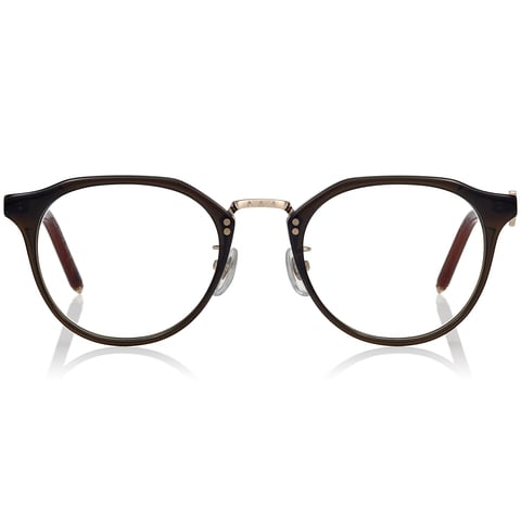 Harry Potter × OWNDAYS Clear Brown Full Rim Boston left side