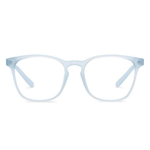Hooper Screen Glasses Blue Block Phone Screen Glasses : Sky Blue Transparent Sky Blue Transparent Full Rim Square Hooper Hustlr HP D15011 C6 right side