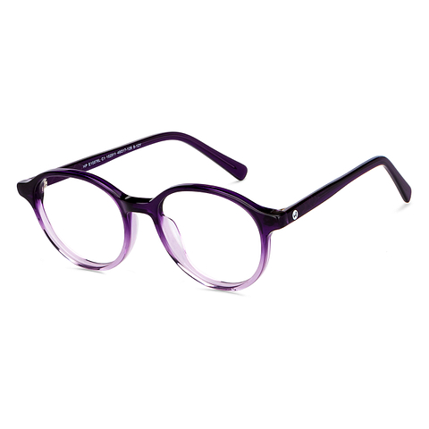 Hooper Online Purple Transparent Full Rim Round right side