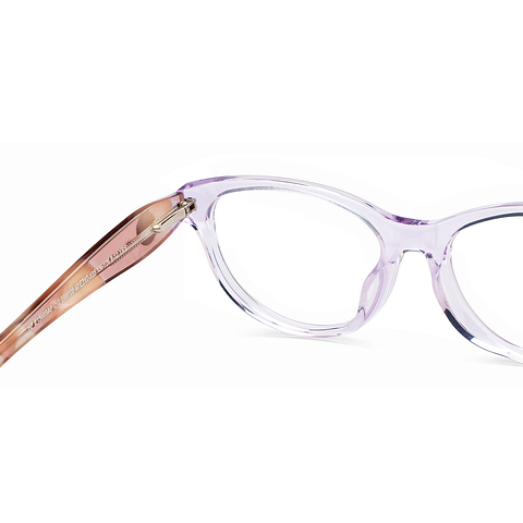 Hooper Online Purple Transparent Full Rim Round right side