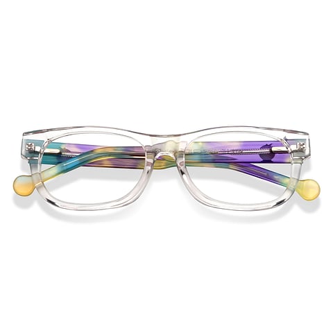 Hooper Online Crystal Transparent Full Rim Round left side
