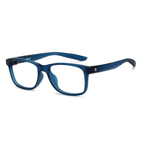 Hooper Sky Blue Full Rim Rectangle right side