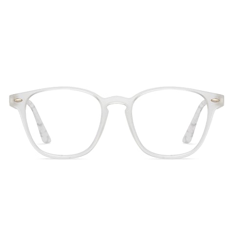 Hooper Online White Full Rim Square right side Hooper Online White Full Rim Square right side