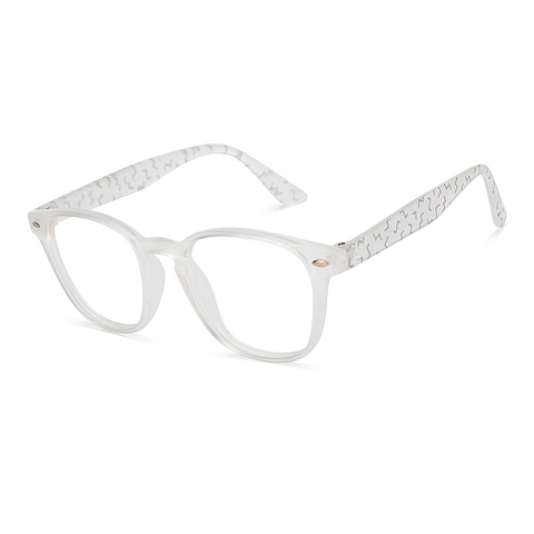 Hooper Online White Full Rim Square left side Hooper Online White Full Rim Square left side