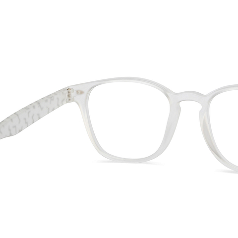 Hooper Online White Full Rim Square left side Hooper Online White Full Rim Square left side