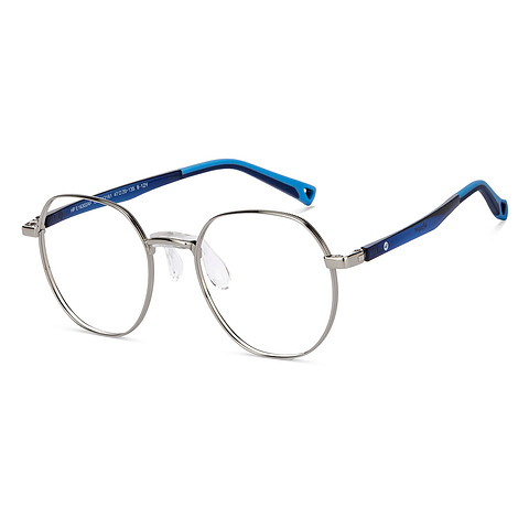 Hooper Silver Full Rim Round right side