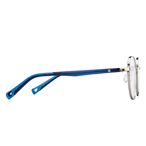 Hooper Silver Full Rim Round left side