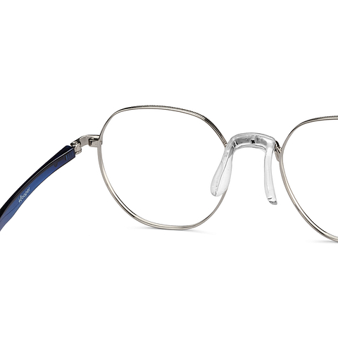 Hooper Silver Full Rim Round right side