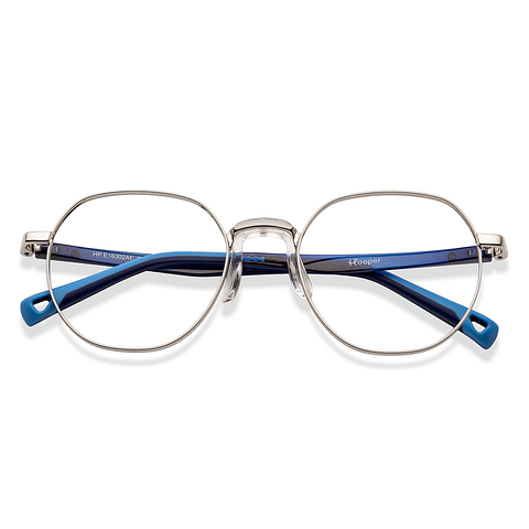 Hooper Silver Full Rim Round left side