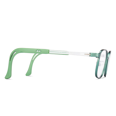 Hooper Green Full Rim Rectangle left side