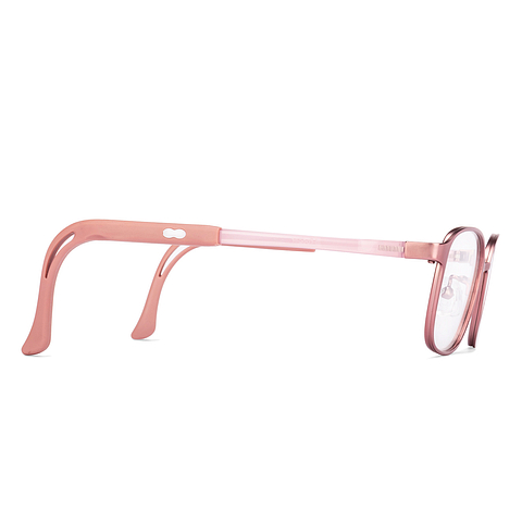 Hooper Rose Gold Full Rim Rectangle left side