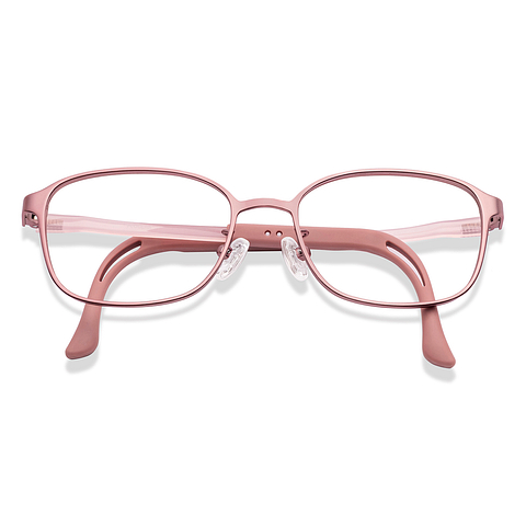 Hooper Rose Gold Full Rim Rectangle left side