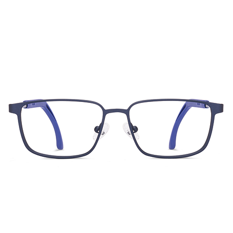 Hooper Sky Blue Full Rim Rectangle right side
