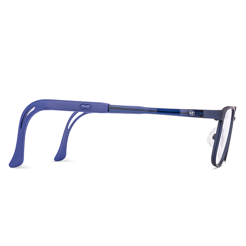 Hooper Sky Blue Full Rim Rectangle right side