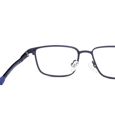 Hooper Sky Blue Full Rim Rectangle left side