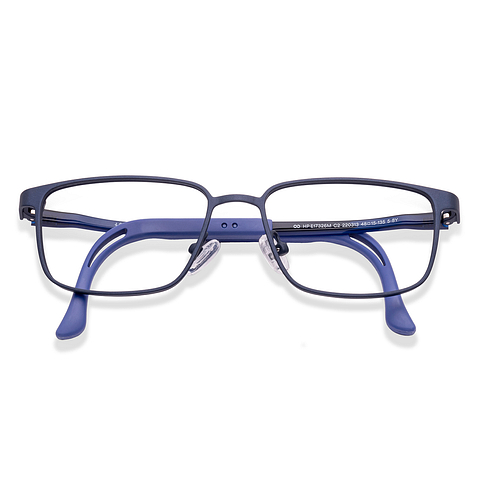 Hooper Sky Blue Full Rim Rectangle right side