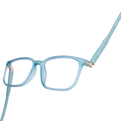 Kids Glasses: Jade Green Full Rim Rectangle HOOPER INNOVATION HP