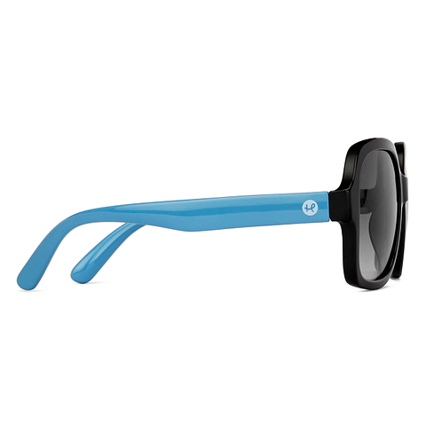 Hooper Black Full Rim Square left side