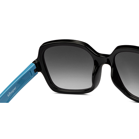 Hooper Black Full Rim Square right side
