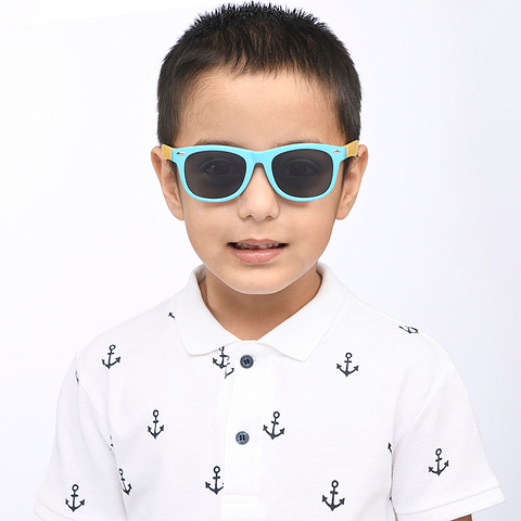 Hooper Sky Blue Full Rim Square right side