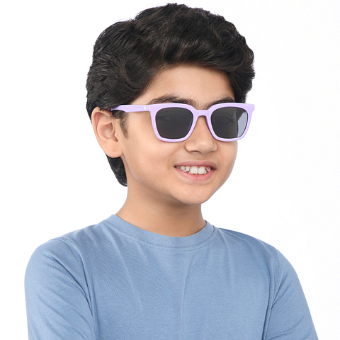 Hooper Purple Full Rim Square left side
