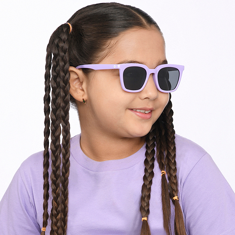 Hooper Purple Full Rim Square left side