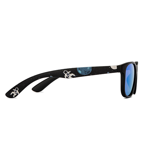 Hooper Black Full Rim Square left side