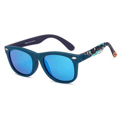 Hooper Sky Blue Full Rim Square right side