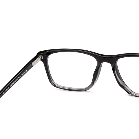 Hooper Online Black Full Rim Rectangle right side