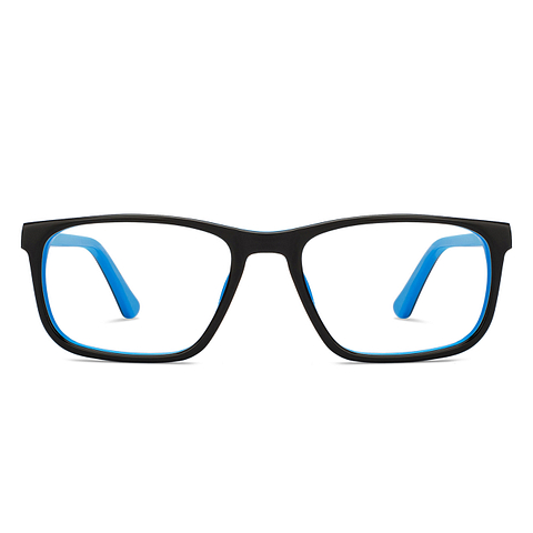 Hooper Online Sky Blue Full Rim Rectangle right side