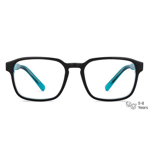 Hooper Online Black Full Rim Rectangle left side