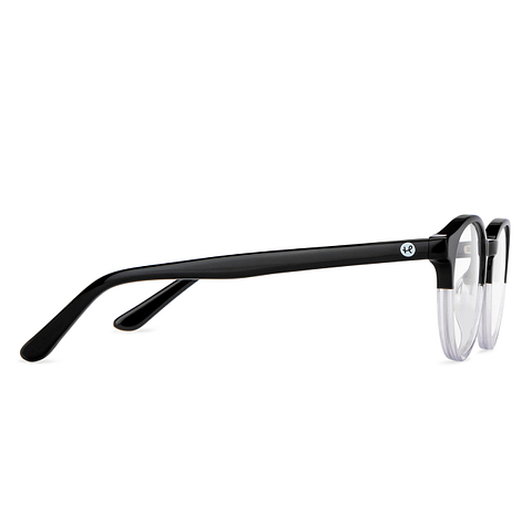 Hooper Online Black Full Rim Round left side