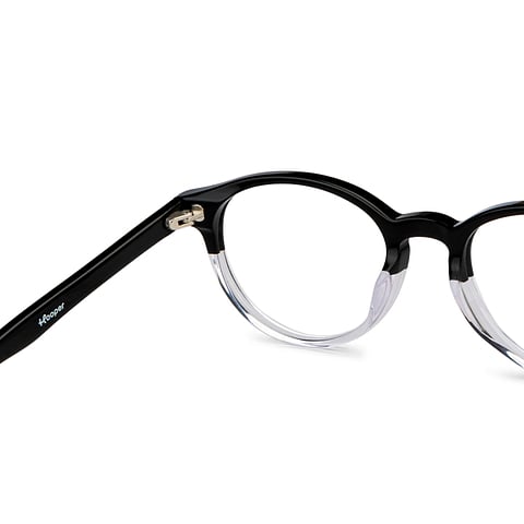 Hooper Online Black Full Rim Round right side